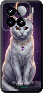 TPU чехол Mystic White Cat Gothic Dark Purple Gold для Xiaomi Xiaomi 15 - 6805b-3880 изображение 