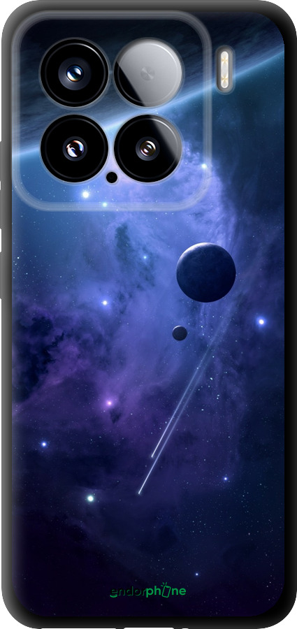 TPU чехол Планеты в синем космосе для Xiaomi Xiaomi 15 - 171b-3880 изображение 