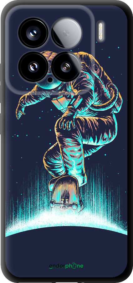 TPU чехол Космонавт на скейтборде для Xiaomi Xiaomi 15 - 4145b-3880 изображение 