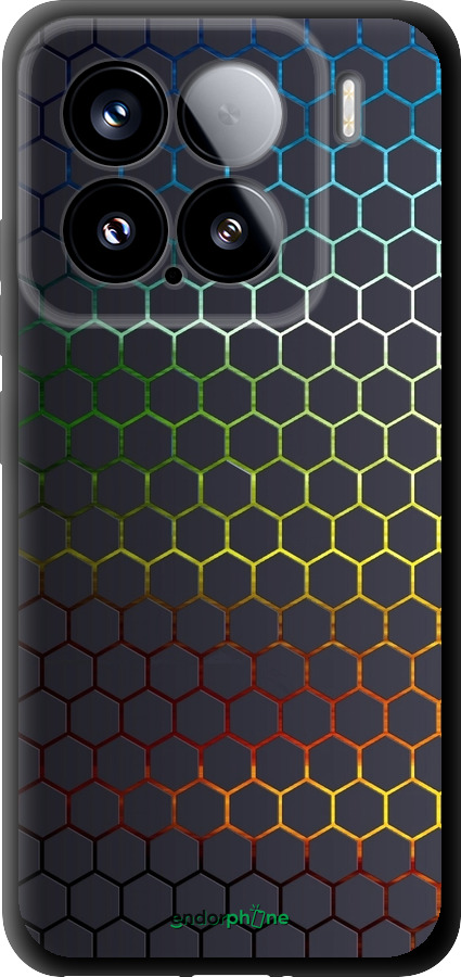 TPU чехол Переливающиеся соты для Xiaomi Xiaomi 15 - 498b-3880 изображение 