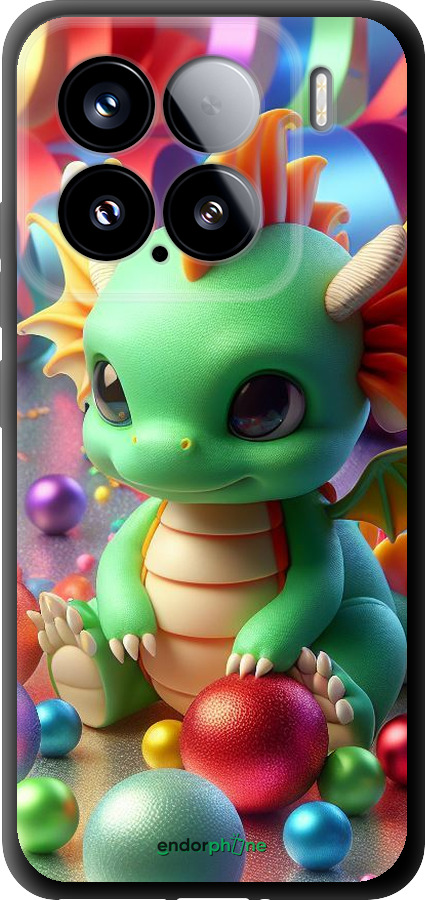 TPU чехол Веселый дракончик для Xiaomi Xiaomi 15 - 5812b-3880 изображение 