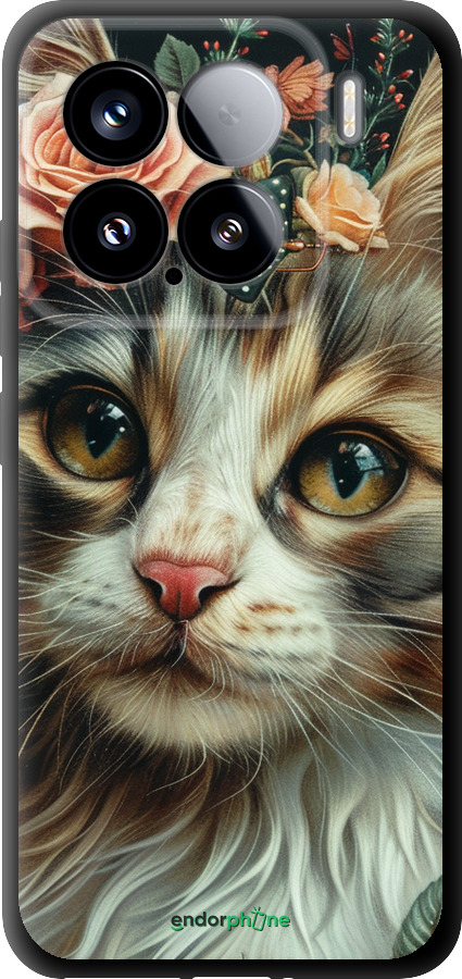 TPU чехол Cats and flowers для Xiaomi Xiaomi 15 - 6069b-3880 изображение 
