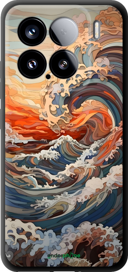 TPU чехол Арт волны для Xiaomi Xiaomi 15 - 6324b-3880 изображение 