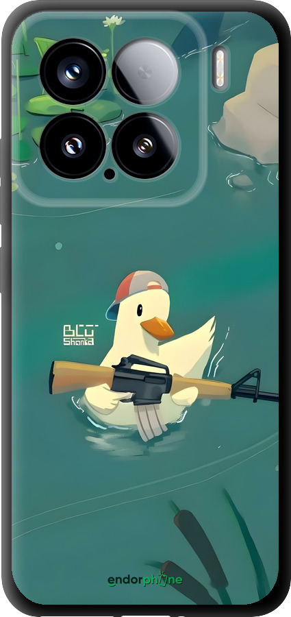 TPU чехол Уточка с автоматом для Xiaomi Xiaomi 15 - 6356b-3880 изображение 