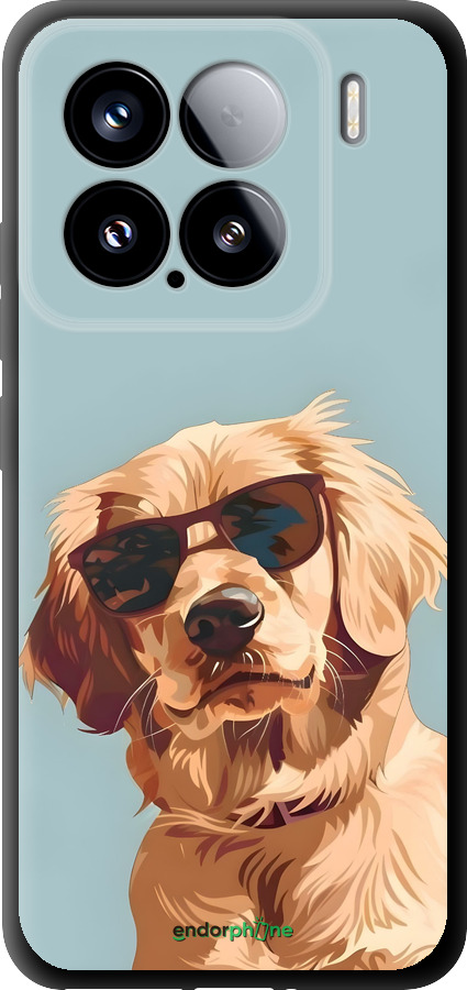 TPU чехол Пес в очках для Xiaomi Xiaomi 15 - 6381b-3880 изображение 