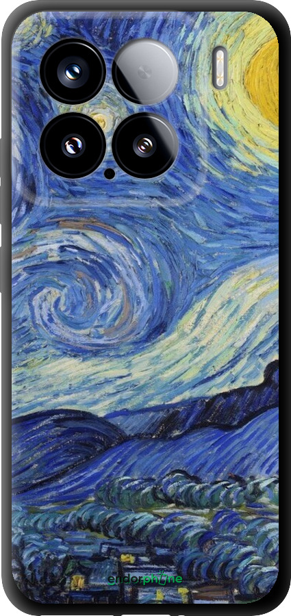 TPU чехол «Звездная ночь» Винсента Ван Гога для Xiaomi Xiaomi 15 - 6433b-3880 изображение 