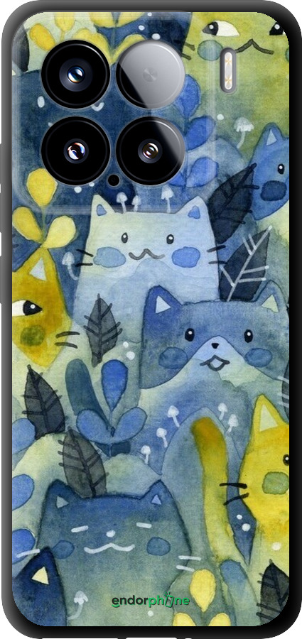 TPU чехол С изображением кошачьего леса для Xiaomi Xiaomi 15 - 6447b-3880 изображение 