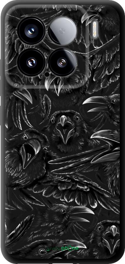 TPU чехол Воронья ярость для Xiaomi Xiaomi 15 - 6474b-3880 изображение 