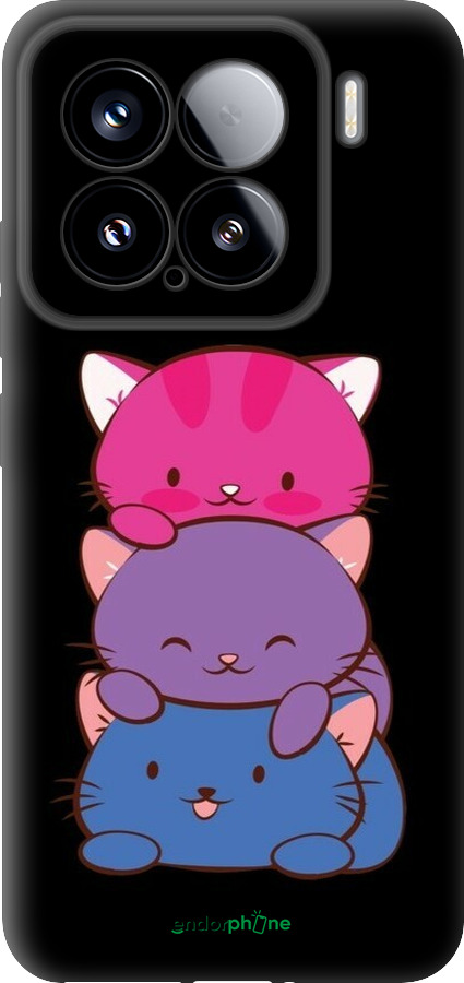 TPU чехол Милые кошки для Xiaomi Xiaomi 15 - 6518b-3880 изображение 