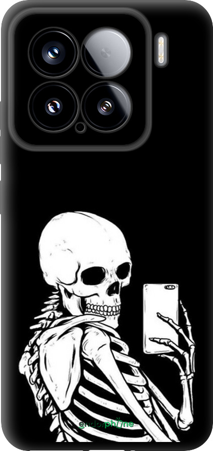 TPU чехол Скелет делает Selfie для Xiaomi Xiaomi 15 - 6535b-3880 изображение 