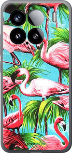 Силиконовый чехол Tropical background для Xiaomi Xiaomi 15 - 4016u-3880 изображение 