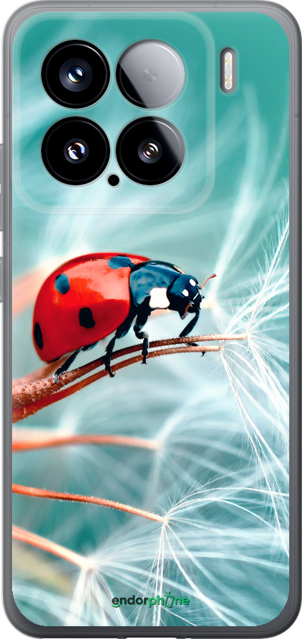 Силиконовый чехол Божья коровка для Xiaomi Xiaomi 15 - 6049u-3880 изображение 