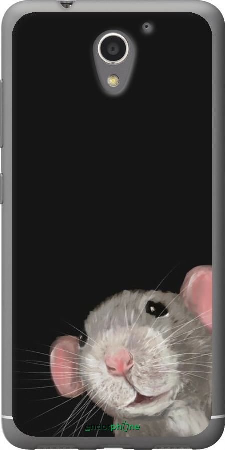Силиконовый чехол The Peeking Rat для ZTE A510 - 6442u-432 изображение 