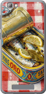 Силиконовый чехол 'Vintage Sardine Tin Phone' для ZTE A610 изображение 1