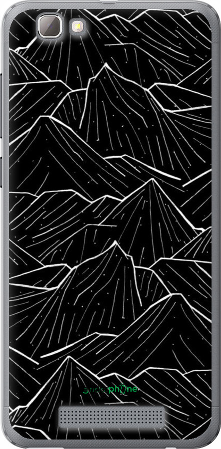 Силиконовый чехол С изображением Темных гор для ZTE A610 - 6489u-433 изображение 