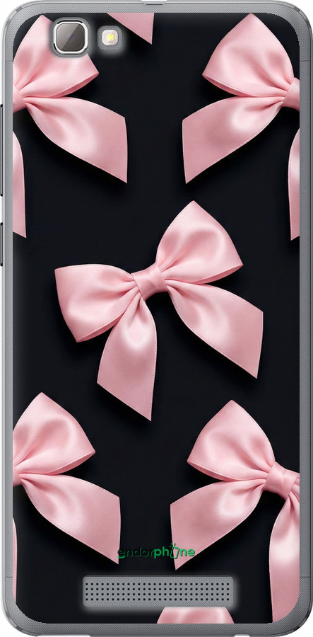 Силиконовый чехол Coquette Ribbons Dark Coquette для ZTE A610 - 6767u-433 изображение 