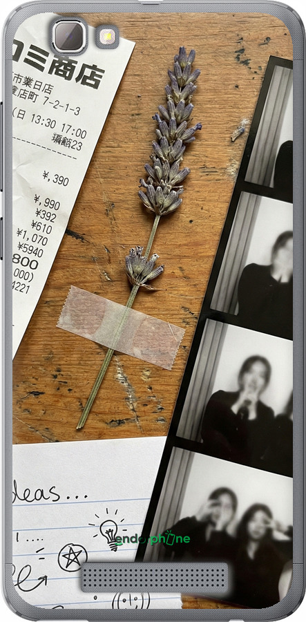 Силиконовый чехол Aesthetic Scrapbook Collage для ZTE A610 - 6773u-433 изображение 