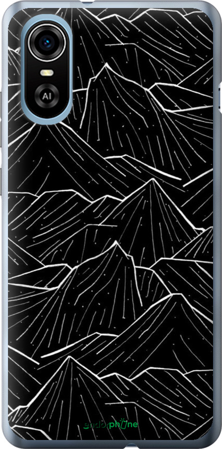 Силиконовый чехол С изображением Темных гор для ZTE Blade A31 Plus - 6489u-2637 изображение 