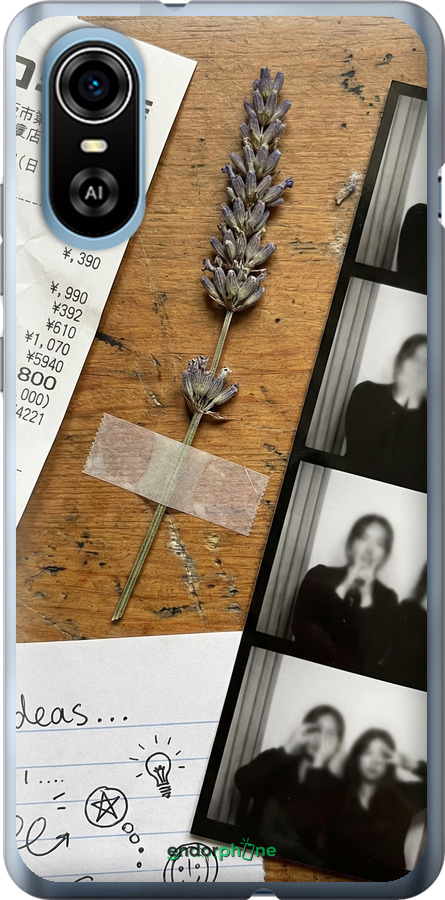 Силиконовый чехол Aesthetic Scrapbook Collage для ZTE Blade A31 Plus - 6773u-2637 изображение 