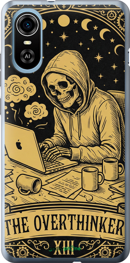 Силиконовый чехол The Overthinker для ZTE Blade A31 Plus - 6774u-2637 изображение 