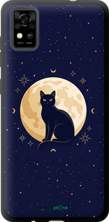 TPU чехол 'Cute Cat Celestial/Witchy' для ZTE Blade A31 изображение 3