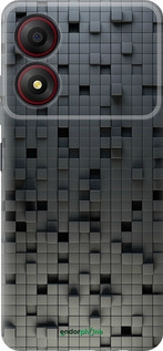 Силіконовий чехол Кубики для ZTE Blade A34 - 1061u-3989 изображение 