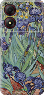 Силиконовый чехол Винсент Ван Гог. Ирисы для ZTE Blade A34 - 161u-3989 изображение 