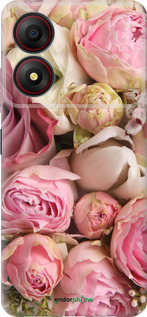 Силиконовый чехол Розы v2 для ZTE Blade A34 - 2320u-3989 изображение 