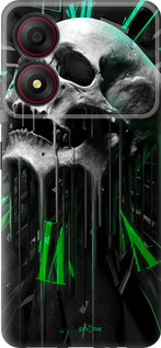 Силиконовый чехол Череп-часы для ZTE Blade A34 - 4100u-3989 изображение 