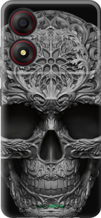 Силиконовый чехол skull-ornament для ZTE Blade A34 - 4101u-3989 изображение 