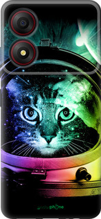 Силиконовый чехол Кот-астронавт для ZTE Blade A34 - 4154u-3989 изображение 