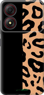 Силиконовый чехол Пятна леопарда для ZTE Blade A34 - 4269u-3989 изображение 