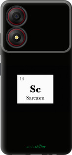Силиконовый чехол Сарказм для ZTE Blade A34 - 4501u-3989 изображение 