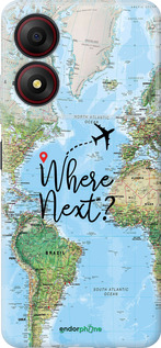 Силиконовый чехол Путешествие для ZTE Blade A34 - 4503u-3989 изображение 