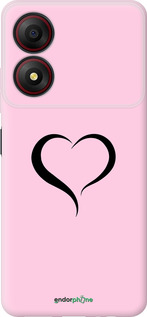 Силіконовий чехол Серце 1 для ZTE Blade A34 - 4730u-3989 изображение 