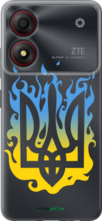 Силіконовий чехол Герб v1 для ZTE Blade A34 - 5258u-3989 изображение 