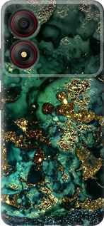 Силіконовий чохол 'Мармур золото багатство' для ZTE Blade A34 зображення 7