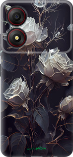 Силіконовий чехол Троянди 2 для ZTE Blade A34 - 5550u-3989 изображение 