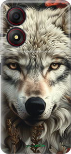 Силіконовий чехол Вовчий погляд для ZTE Blade A34 - 6066u-3989 изображение 