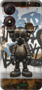 Силиконовый чехол Bronze kaws v2 для ZTE Blade A34 - 6098u-3989 изображение 