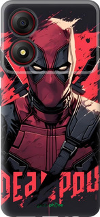 Силиконовый чехол Дедпул для ZTE Blade A34 - 6293u-3989 изображение 