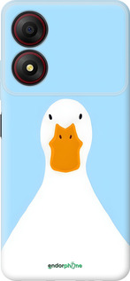 Силиконовый чехол Гусь для ZTE Blade A34 - 6350u-3989 изображение 