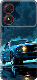 Силиконовый чехол Форд мустанг для ZTE Blade A34 - 6374u-3989 изображение 