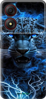 Силиконовый чехол Ледяной леопард для ZTE Blade A34 - 6460u-3989 изображение 