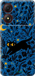 Силиконовый чехол Летняя ночь для ZTE Blade A34 - 6472u-3989 изображение 