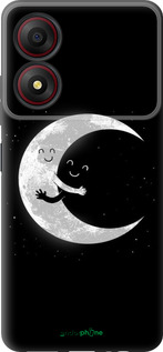 Силіконовий чехол Місячні обійми для ZTE Blade A34 - 6508u-3989 изображение 
