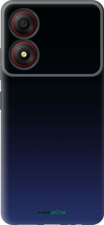 Силіконовий чехол Градієнт у темно-синьому стилі для ZTE Blade A34 - 6542u-3989 изображение 