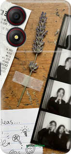 Силиконовый чехол Aesthetic Scrapbook Collage для ZTE Blade A34 - 6773u-3989 изображение 