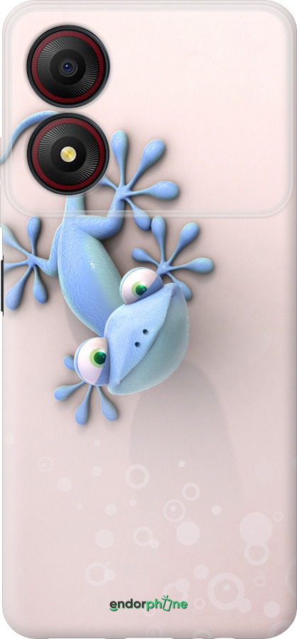 Силиконовый чехол Геккончик для ZTE Blade A34 - 1094u-3989 изображение 