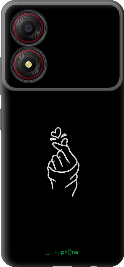 Силиконовый чехол Love You для ZTE Blade A34 - 4298u-3989 изображение 